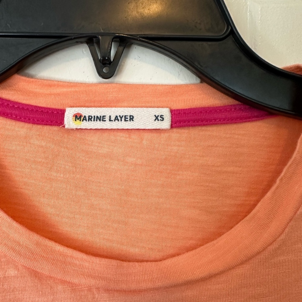 Marine Layer Size XSMALL Caitlyn‎ Tee in Papaya
Punch/Lilac Rose - Picture 6 of 12
